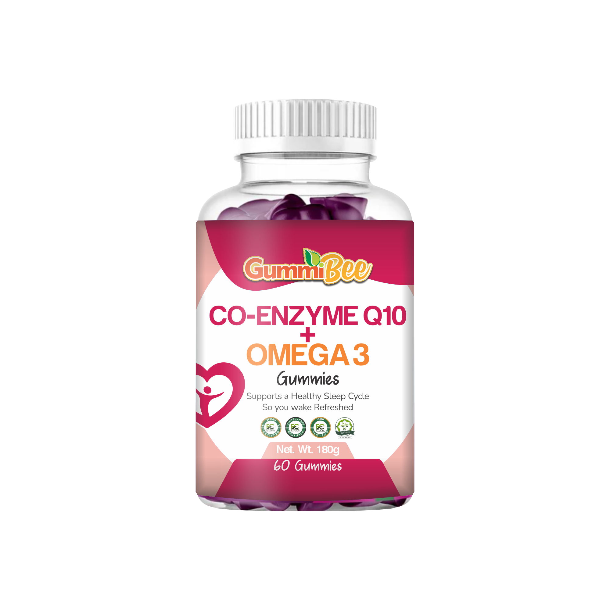 Co-Enzyme Q10 Plus Omega-3 Gummies