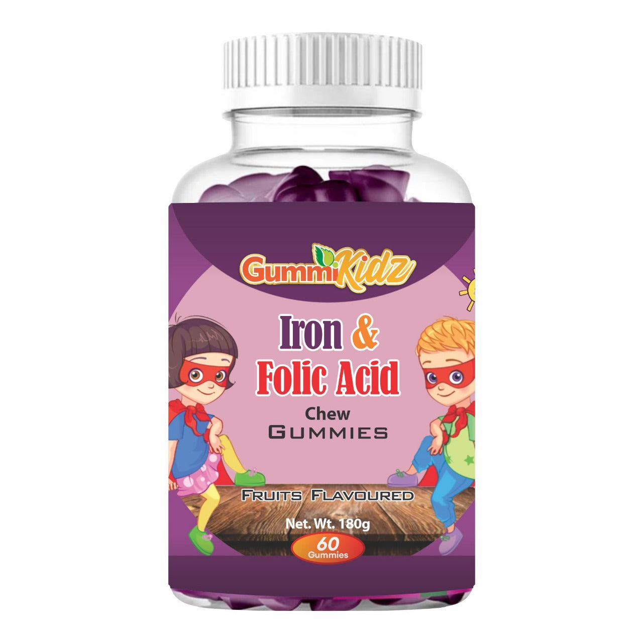 Iron and Folic Acid Kids Chew Gummies