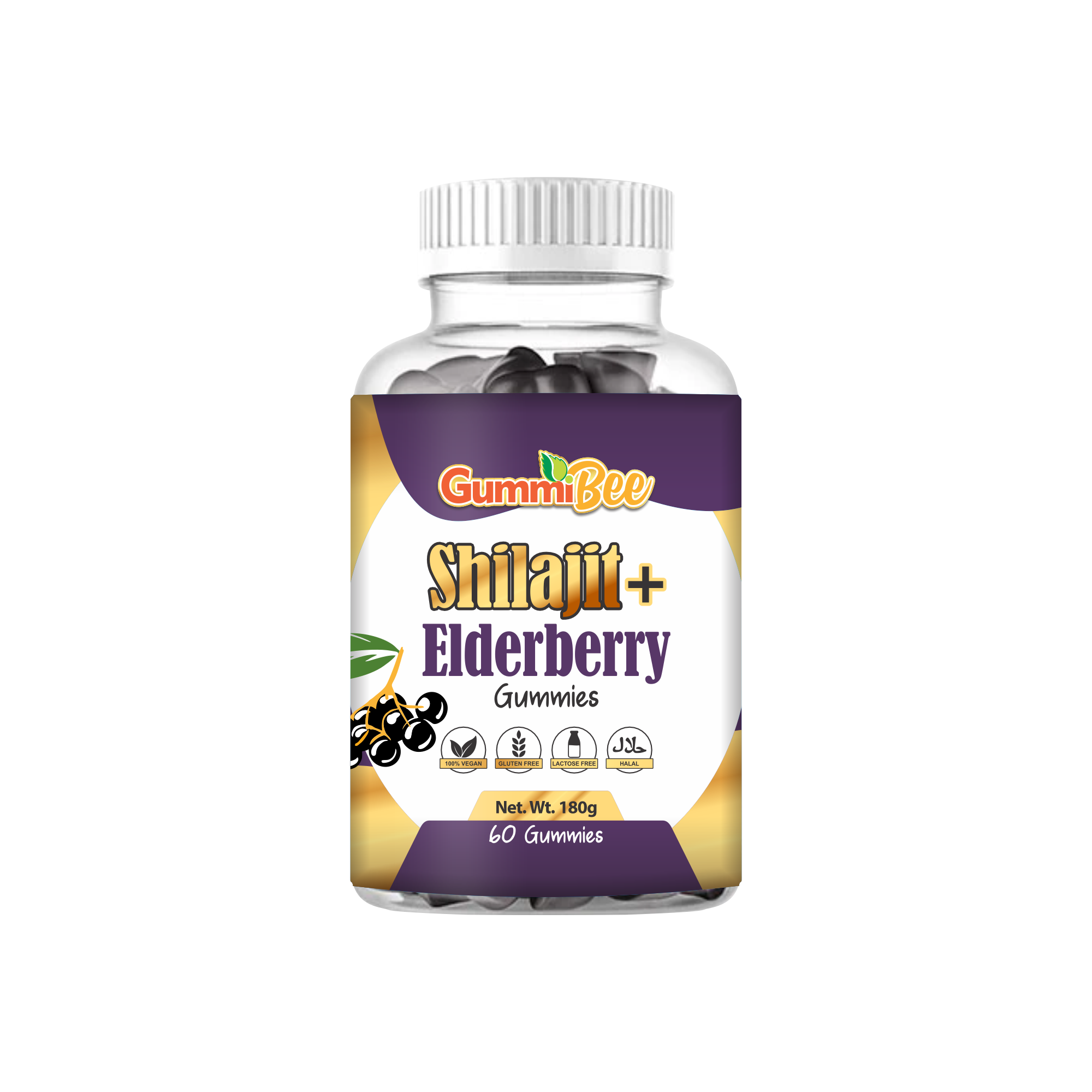 Shilajit Elderberry Gummies