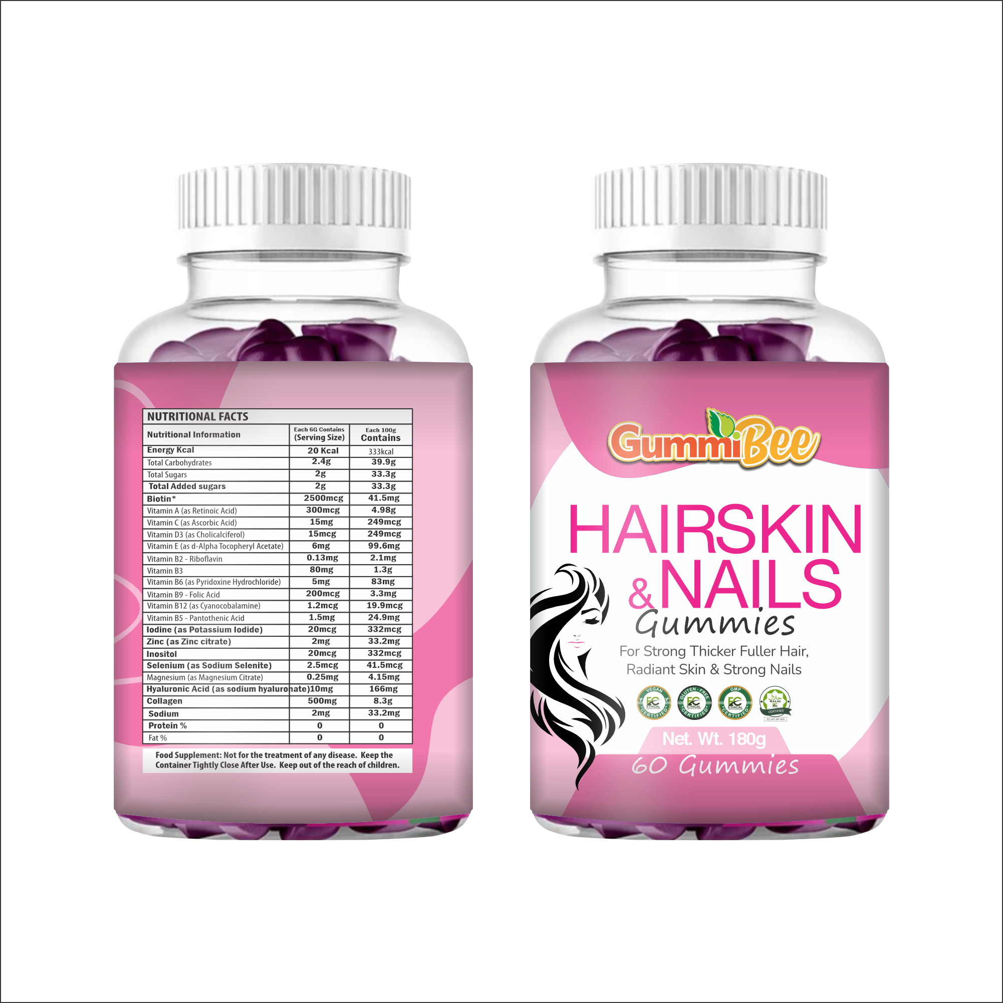Hair Skin and Nails Gummies