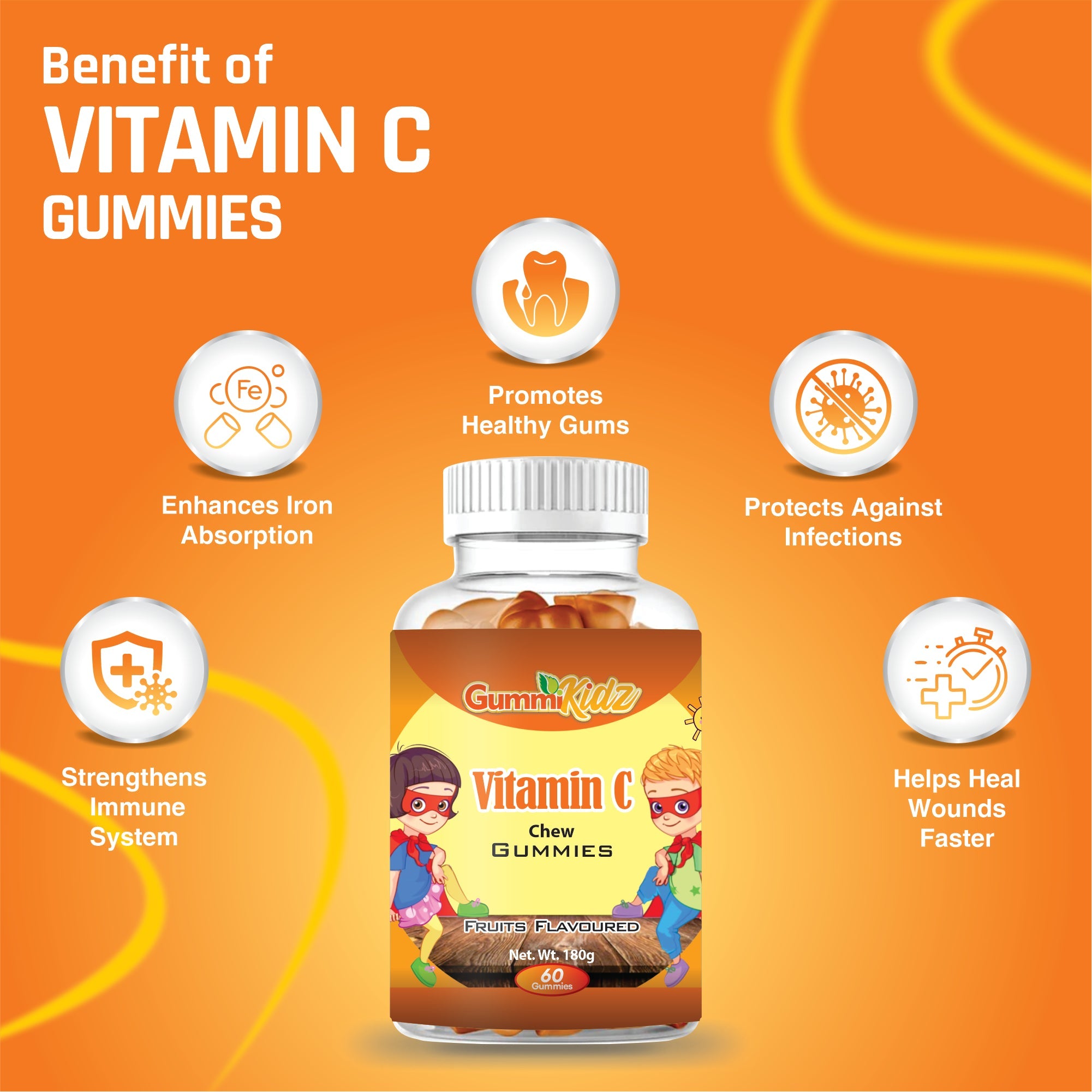 Vitamin C kids Chew Gummies